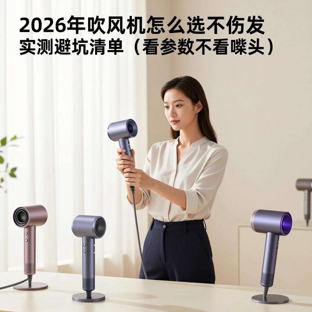 吹风机怎么选不伤发？2026年实测避坑清单：看参数不看噱头
