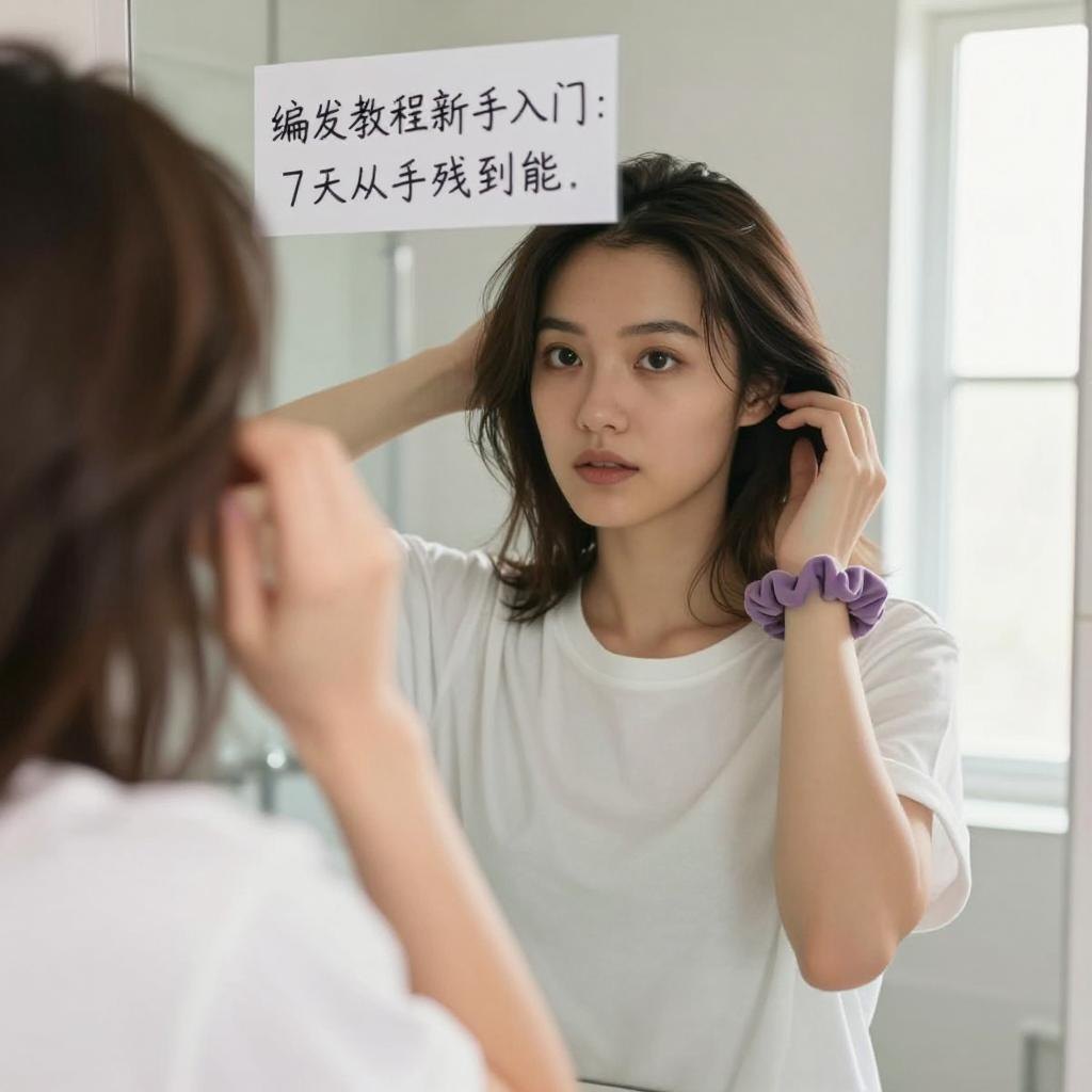 编发教程新手入门：7天从手残到能出门的高效练习法