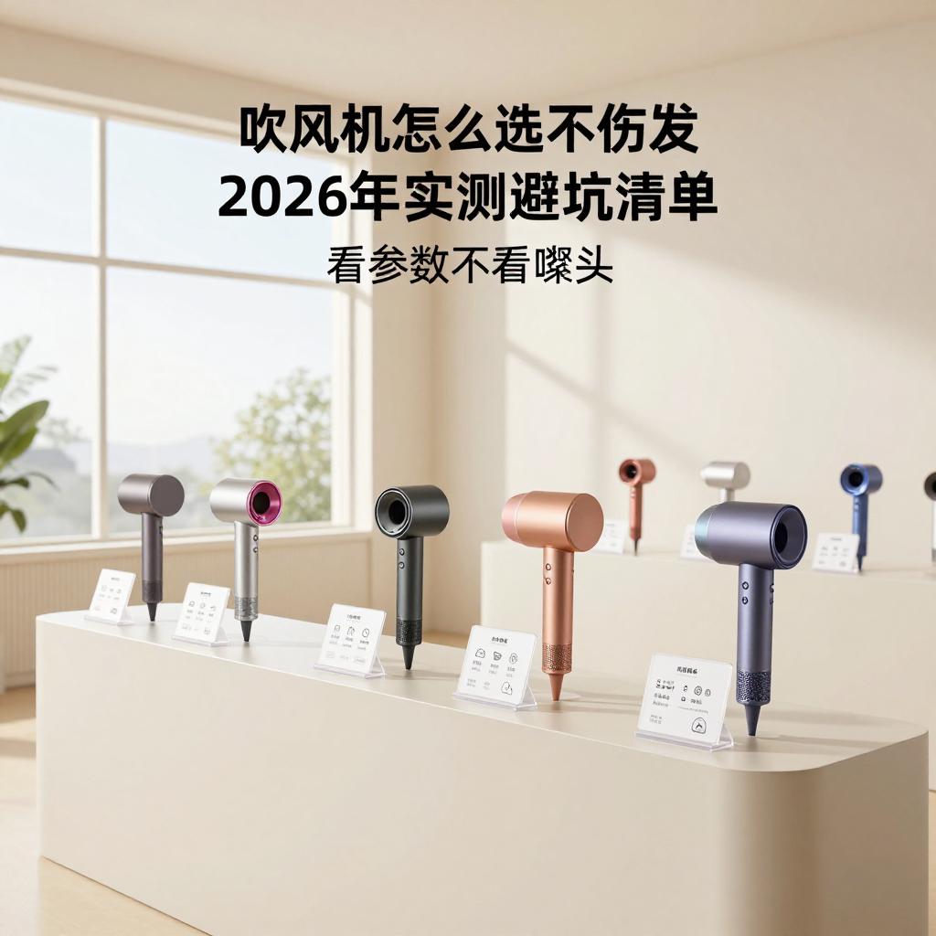 吹风机怎么选不伤发？2026年实测避坑清单：看参数不看噱头