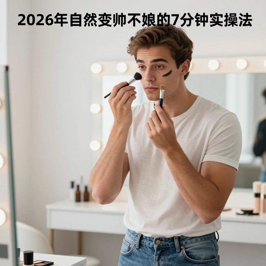 2026年男生化妆教程:自然变帅不娘的7分钟实操法 2026年男生化妆教程:自然变帅不娘的7分钟实操法第一张图