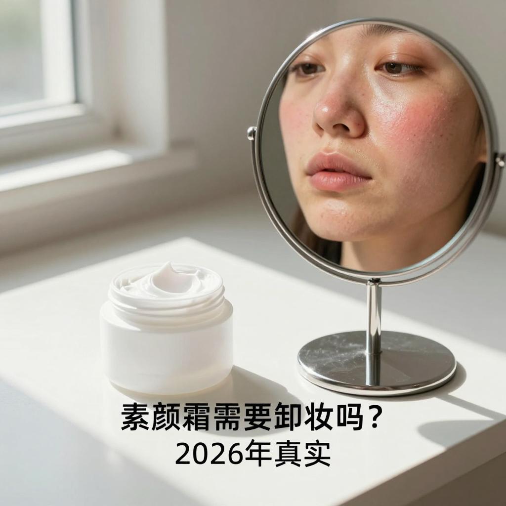素颜霜需要卸妆吗？2026年真实实测：不卸的代价比你想的大
