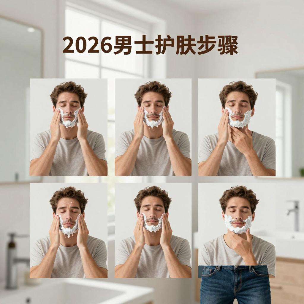 2026男士护肤步骤：一套不绕路的实战流程，看完少踩坑
