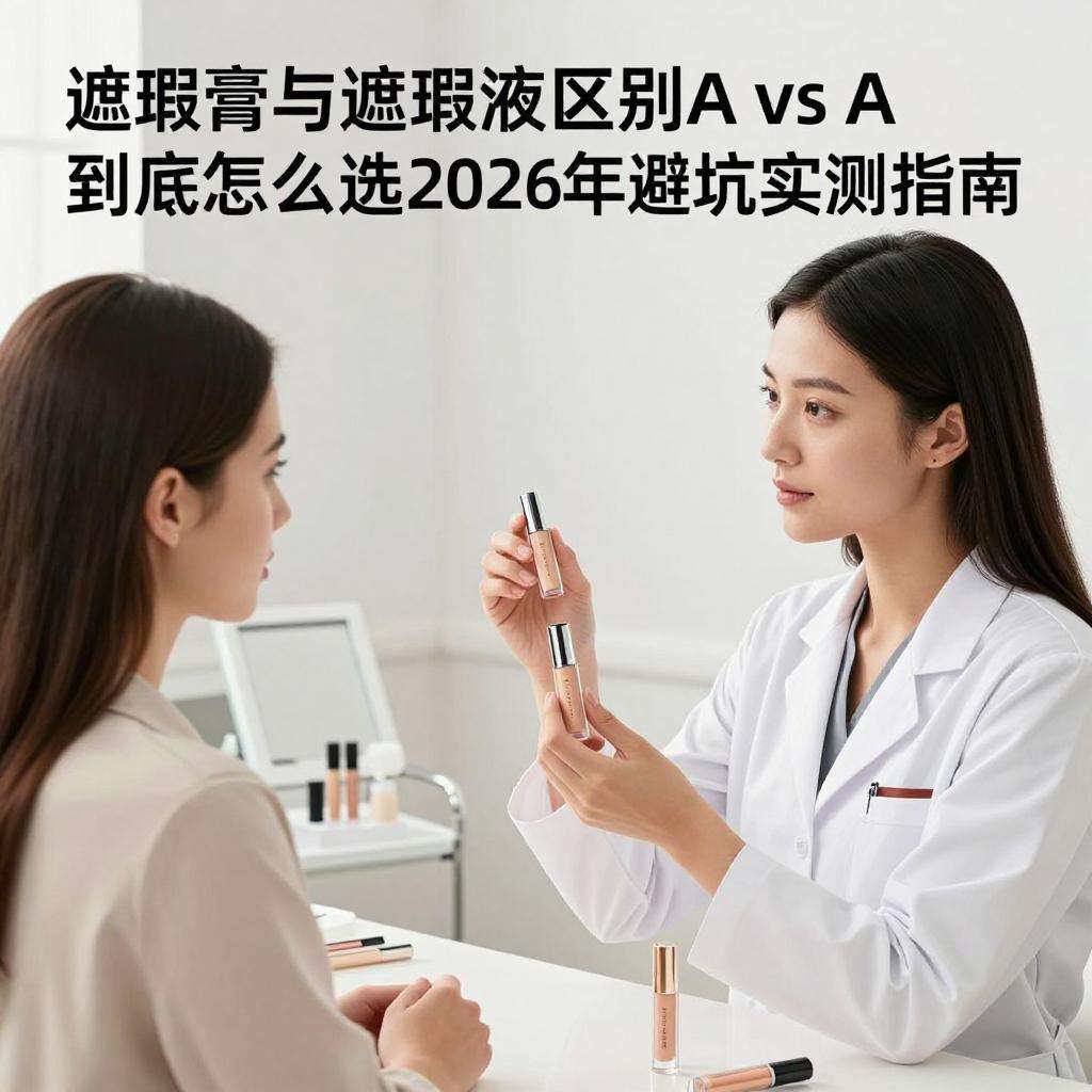遮瑕膏和遮瑕液区别：A vs B到底怎么选？2026年避坑实测指南第一张图