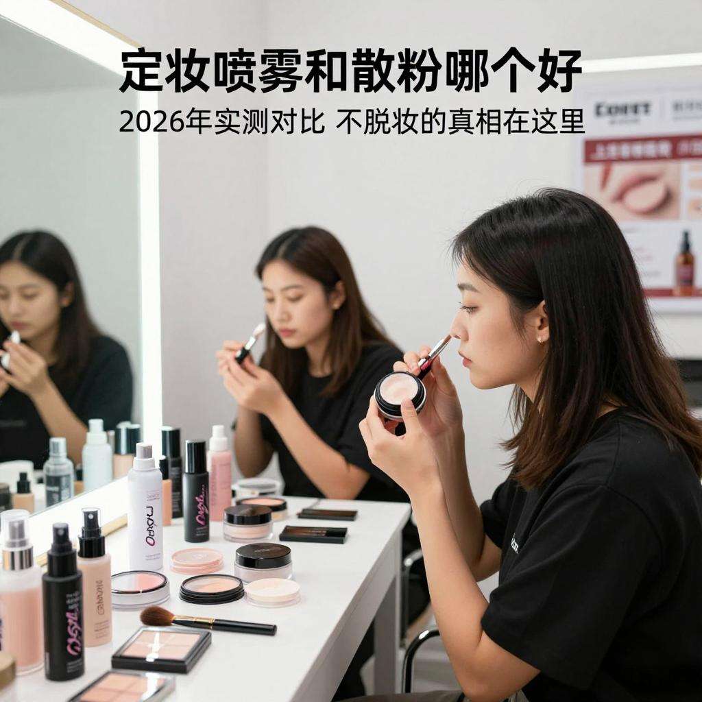 定妆喷雾和散粉哪个好？2026年实测对比：不脱妆的真相在这里