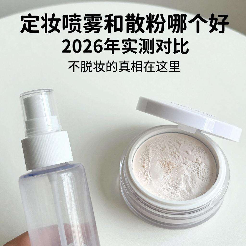 定妆喷雾和散粉哪个好?2026年实测对比:不脱妆的真相在这里 定妆喷雾和散粉哪个好?2026年实测对比:不脱妆的真相在这里第二张图