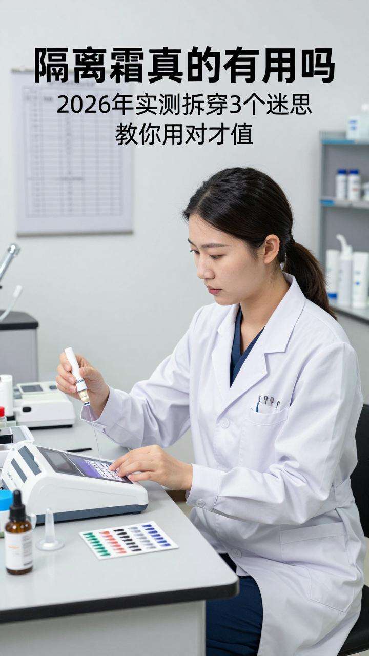 隔离霜真的有用吗？2026年实测拆穿3个迷思，教你用对才值第一张图