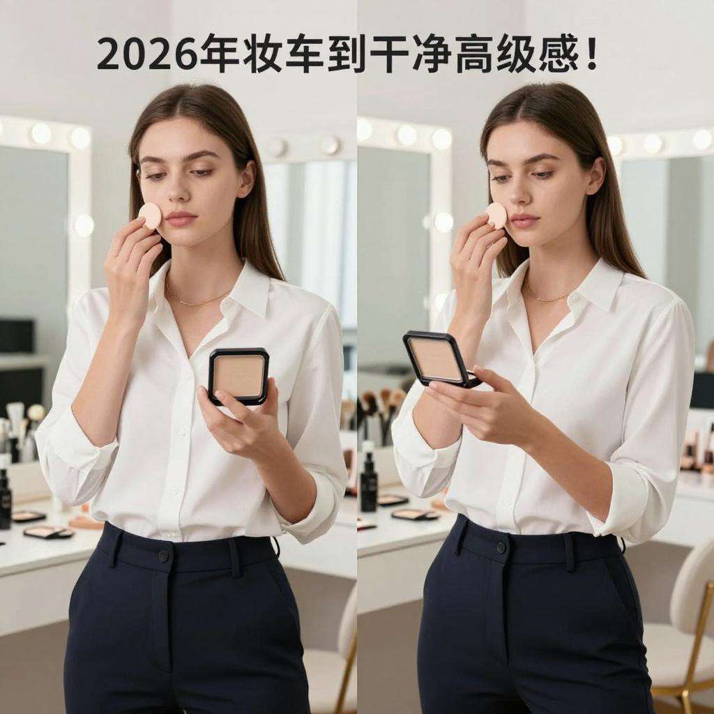 粉饼怎么用才正确？2026年从底妆翻车到“干净高级感”的完整打法第三张图