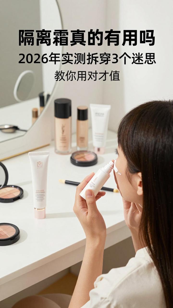 隔离霜真的有用吗？2026年实测拆穿3个迷思，教你用对才值第三张图