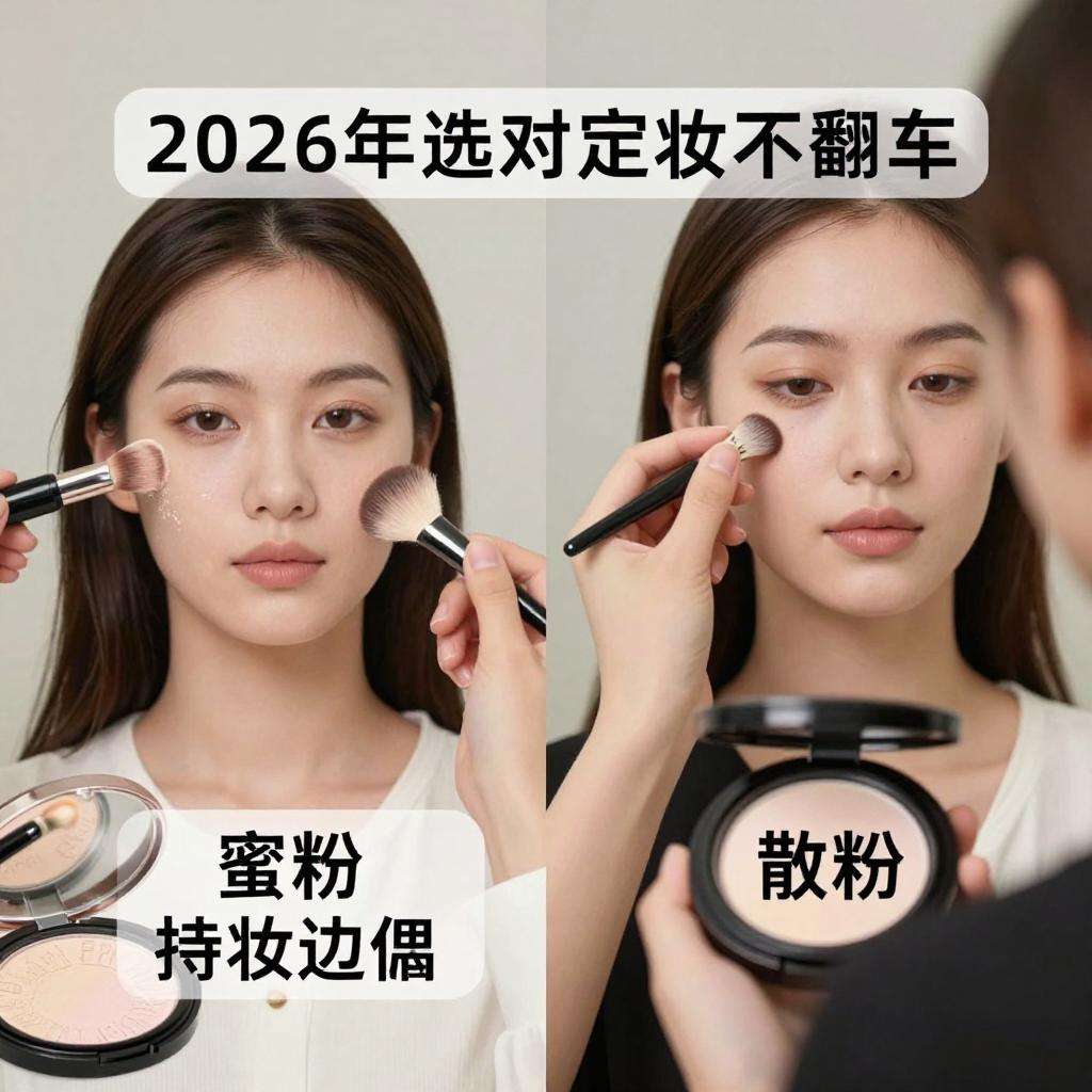 蜜粉和散粉区别:看完少走3年弯路,2026年选对定妆不翻车 蜜粉和散粉区别:看完少走3年弯路,2026年选对定妆不翻车第一张图