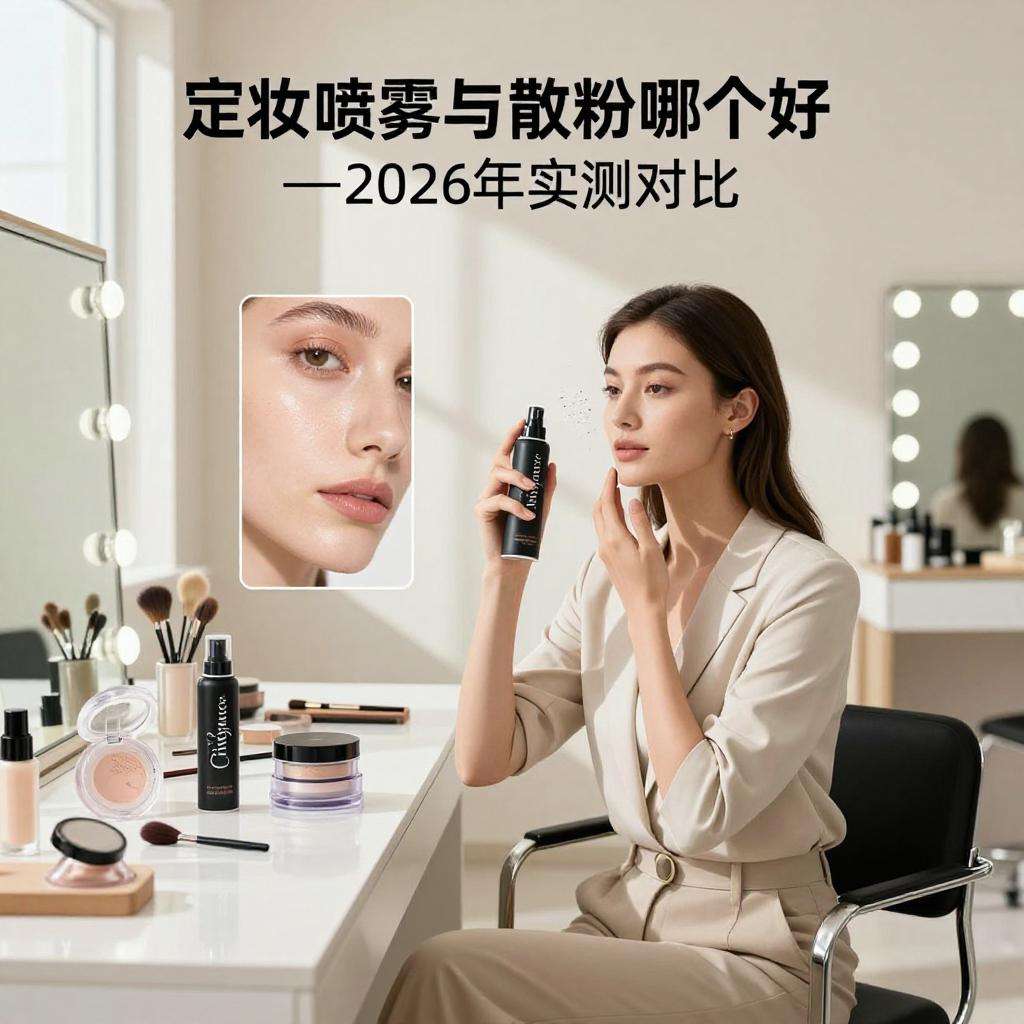 定妆喷雾和散粉哪个好？2026年实测对比：控油、持妆、妆感一次讲透