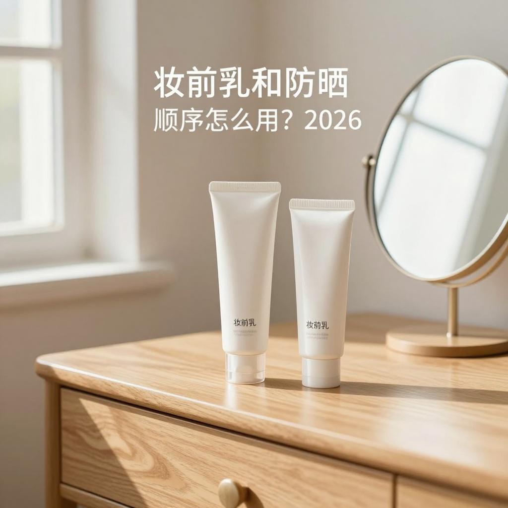 妆前乳和防晒顺序怎么用？2026年实测：不搓泥不脱妆的完整逻辑