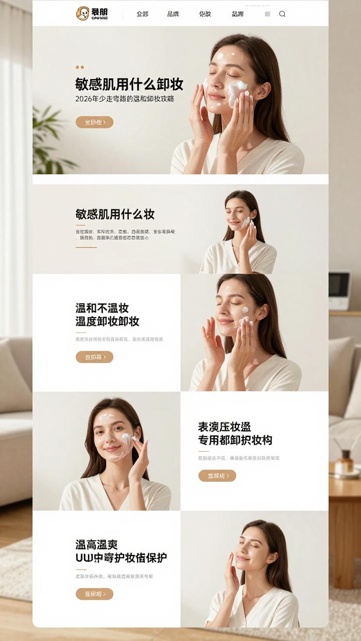 敏感肌用什么卸妆？2026年少走弯路的温和卸妆攻略
