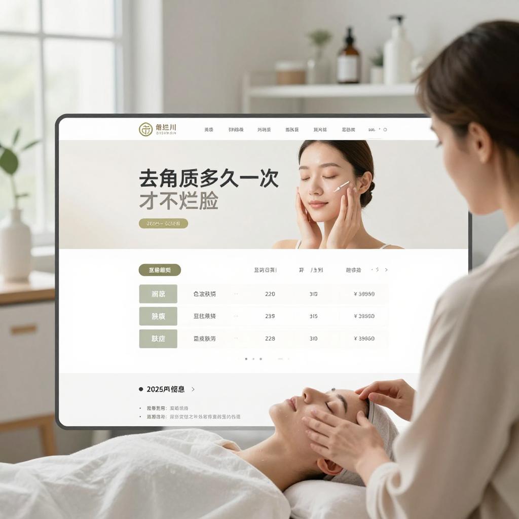 去角质多久一次才不烂脸？2026年按肤质给你一张频率表