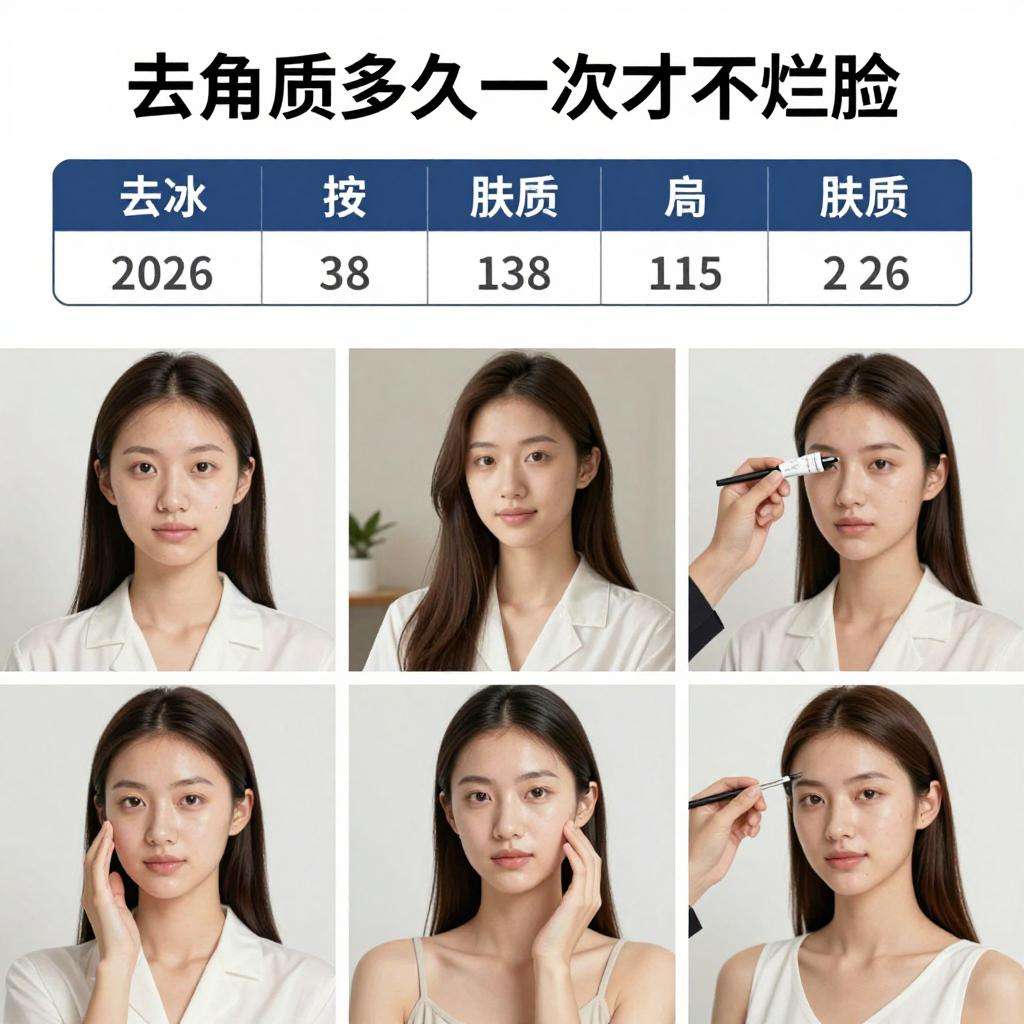 去角质多久一次才不烂脸?2026年按肤质给你一张频率表 去角质多久一次才不烂脸?2026年按肤质给你一张频率表第三张图