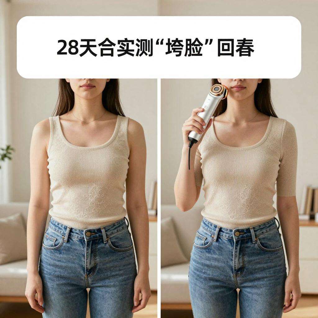 微电流美容仪效果到底有多猛？我用28天实测把“垮脸”拉回来了