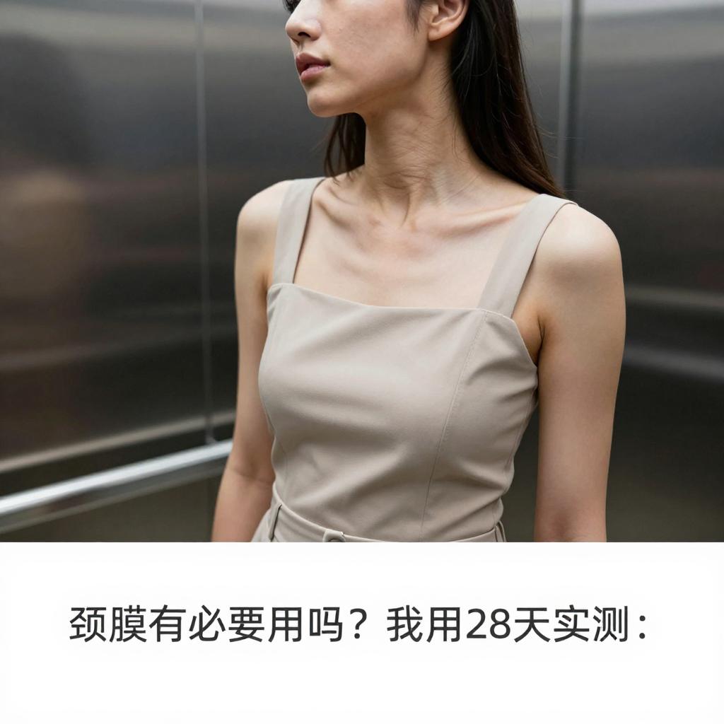 颈膜有必要用吗？我用28天实测：别再把护肤只押在脸上
