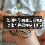 如何科学有效实现色斑淡化？探索你从未听过的另类方案（图4）