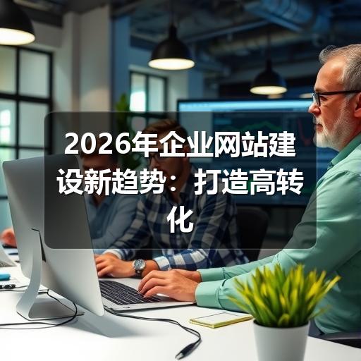 2026年企业网站建设新趋势：打造高转化数字化门面