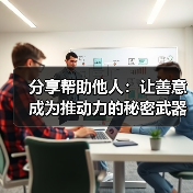 分享帮助他人:让善意成为推动力的秘密武器(图3) 分享帮助他人:让善意成为推动力的秘密武器(图3)