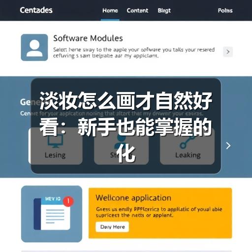 淡妆怎么画才自然好看：新手也能掌握的化妆思路