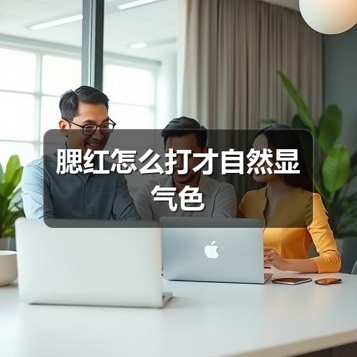 腮红怎么打才自然显气色(图3) 腮红怎么打才自然显气色