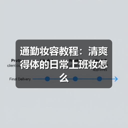 通勤妆容教程：清爽得体的日常上班妆怎么画