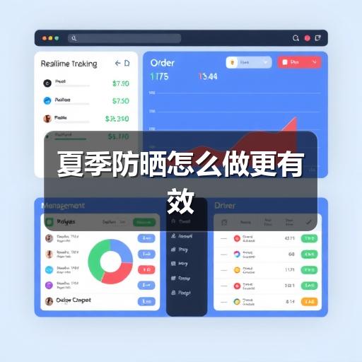 夏季防晒怎么做更有效