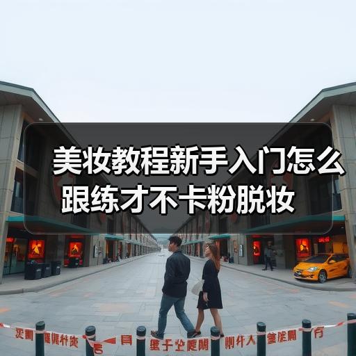 美妆教程新手入门怎么跟练才不卡粉脱妆