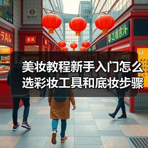 美妆教程新手入门怎么选彩妆工具和底妆步骤