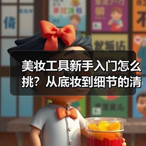 美妆工具新手入门怎么挑？从底妆到细节的清单整理