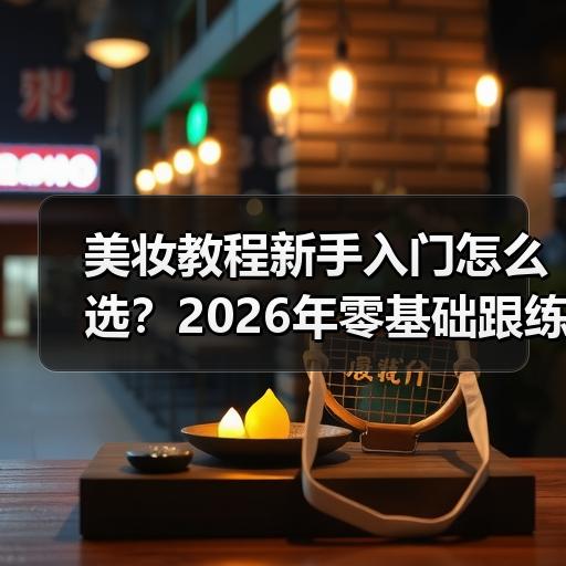 美妆教程新手入门怎么选？2026年零基础跟练步骤拆解